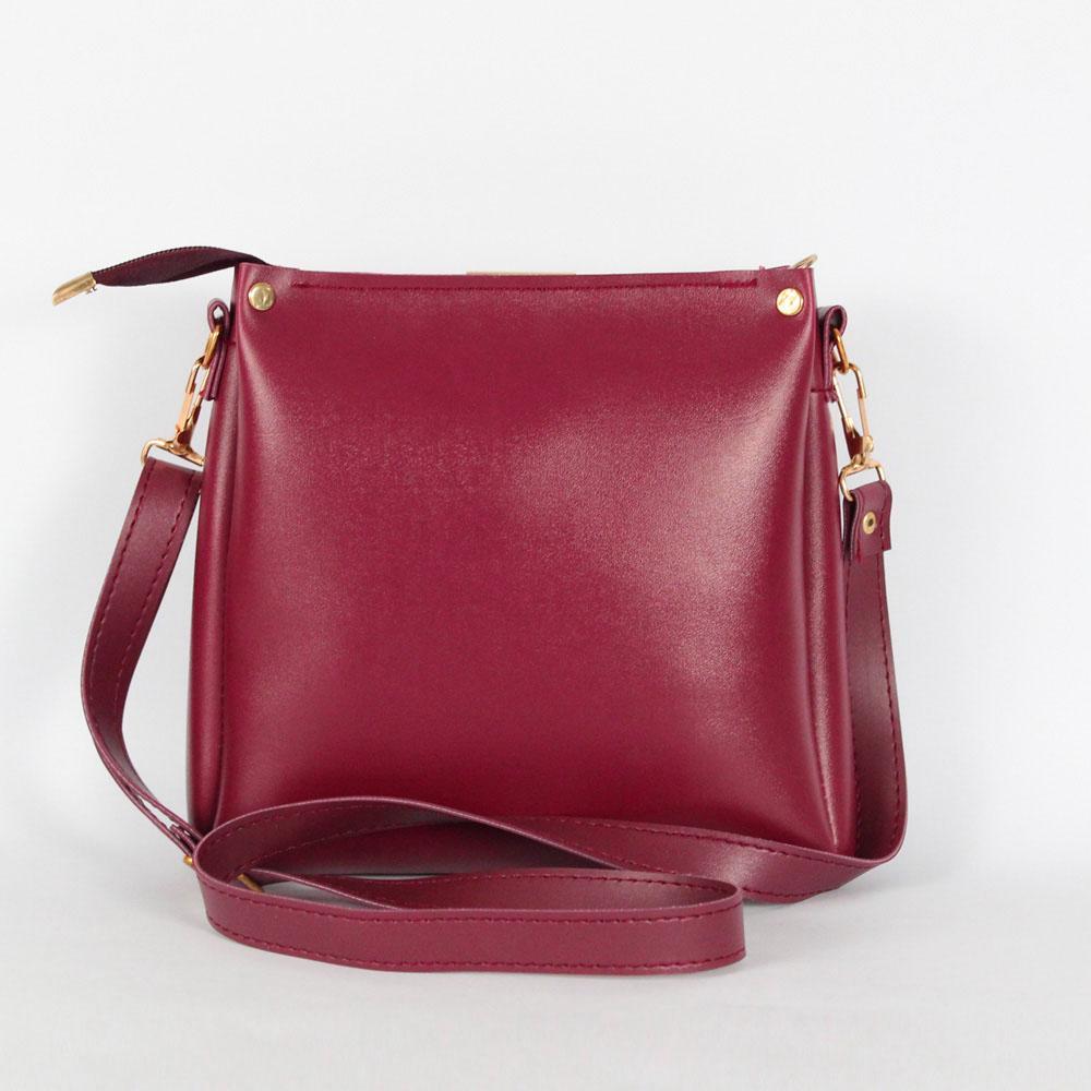 Rexine Plain Hand Bag