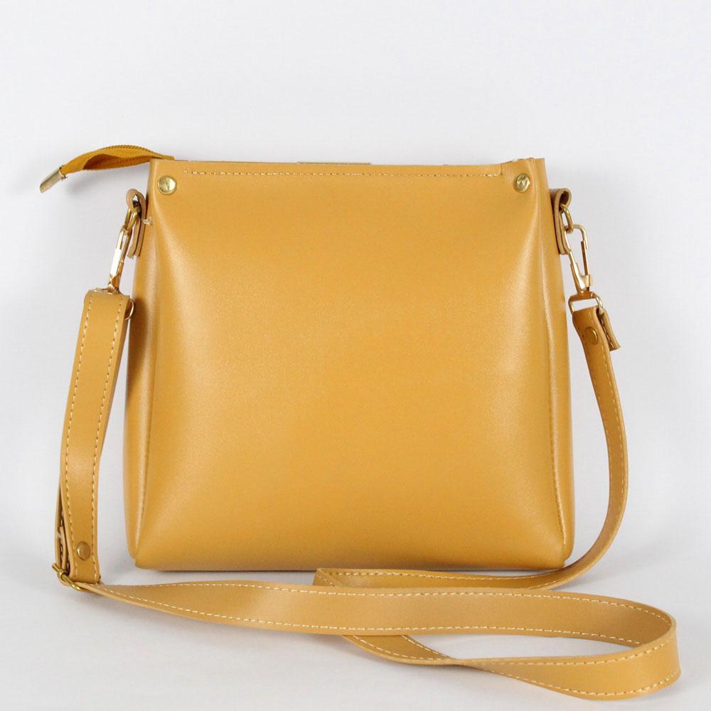 Rexine Plain Hand Bag