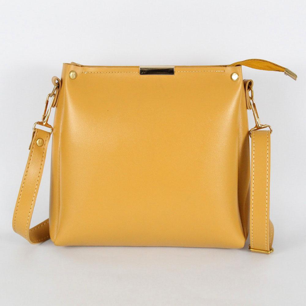 Rexine Plain Hand Bag